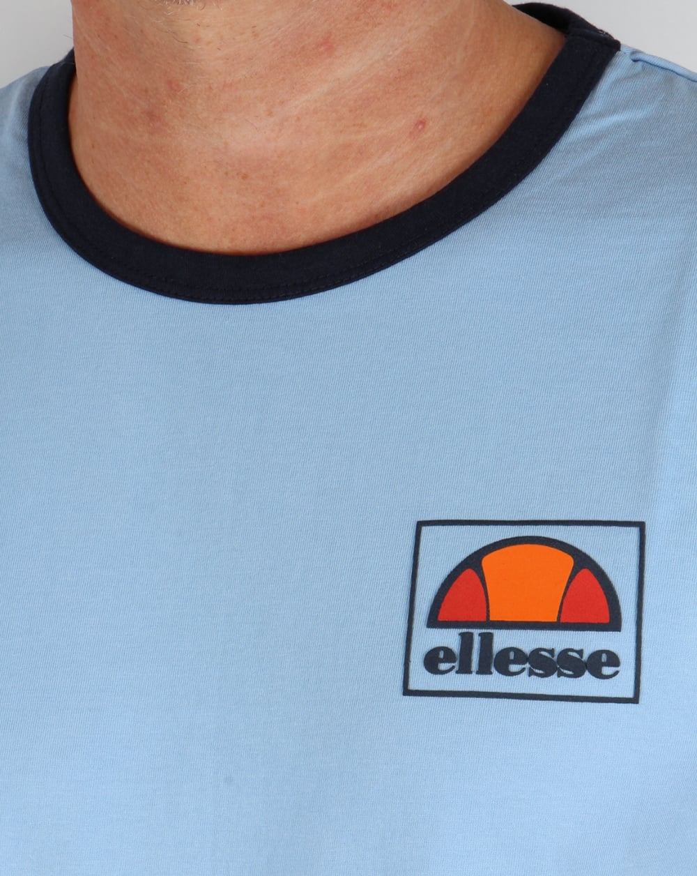 Ellesse New Ringer T-shirt Sky Blue