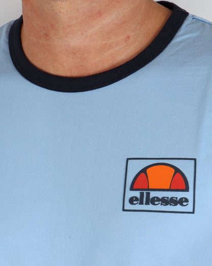 Ellesse New Ringer T-shirt Sky Blue