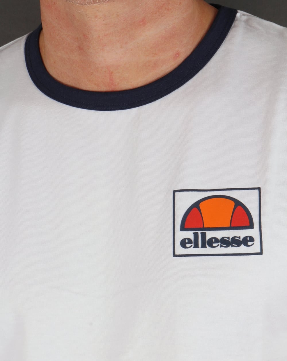 Ellesse New Ringer T-shirt White
