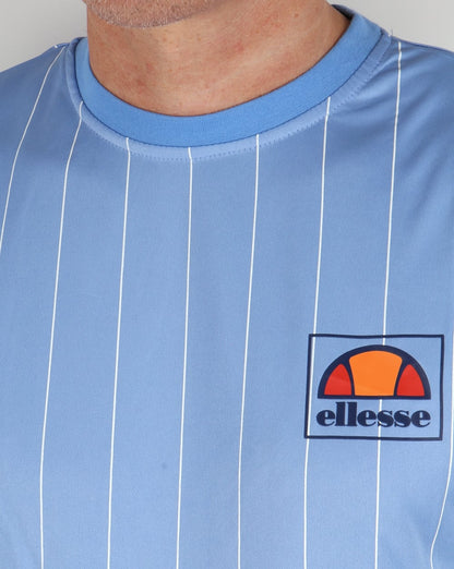 Ellesse Striped T-shirt Sky Blue