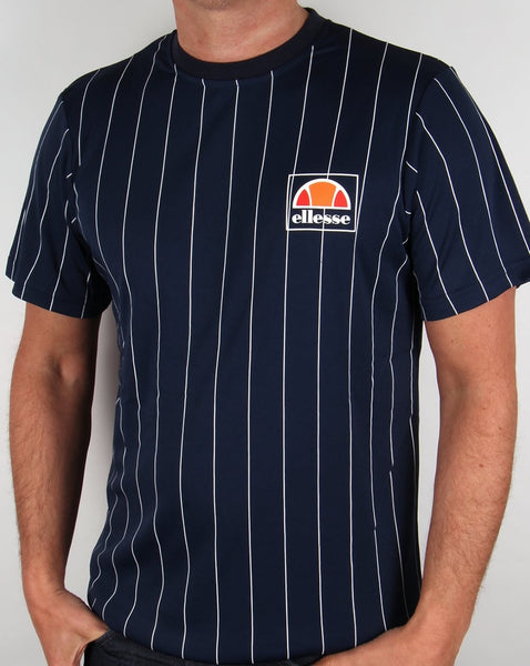 Ellesse Striped T-shirt Navy