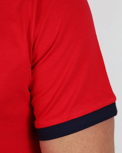 Fila Vintage Ringer T-shirt Red