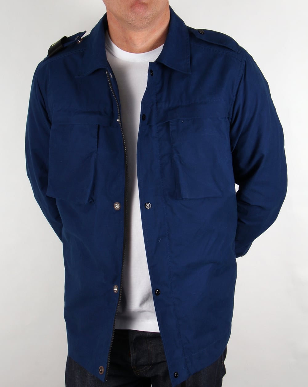 Ma.strum Clipper Cargo Overshirt Northern Blue