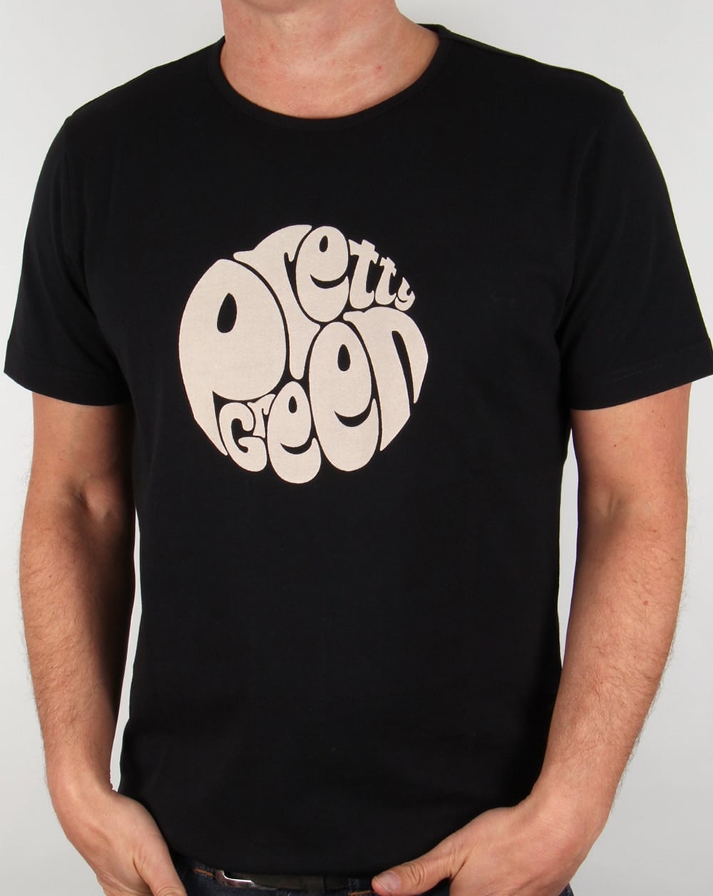 Pretty Green Eastfields Logo T-shirt Black