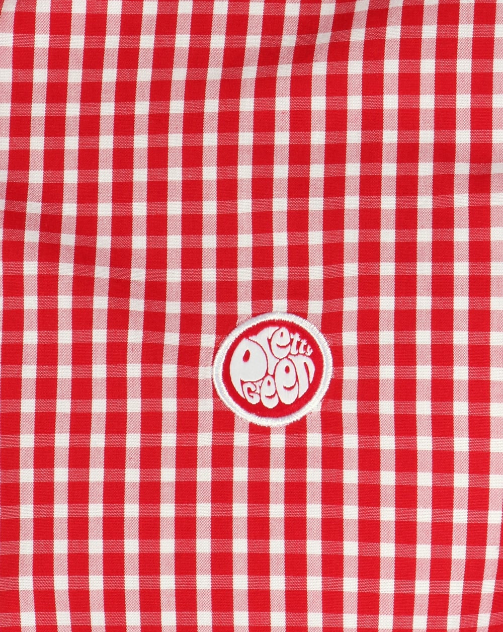 Pretty Green Ebsworth Gingham Shirt Red