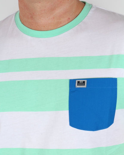 Weekend Offender Quintessence T-shirt Teatree/White