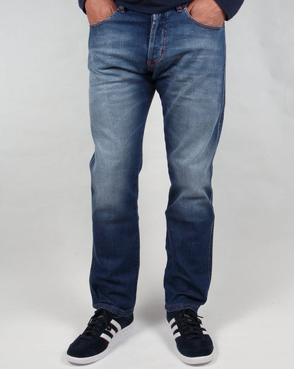 Lois Terrace Regular Taper Jeans Stone Wash