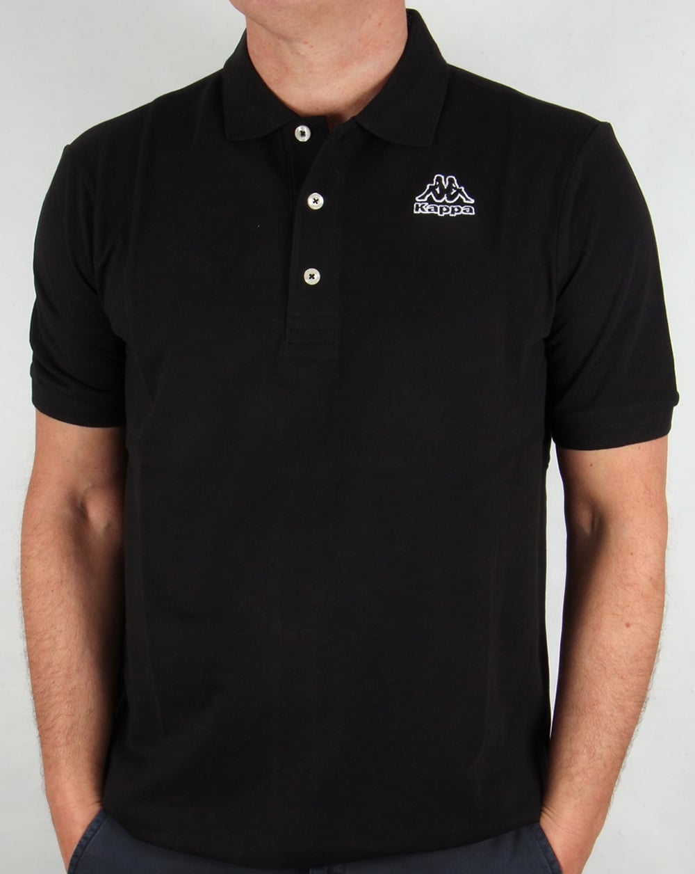 Robe di Kappa Omini Polo Shirt Black