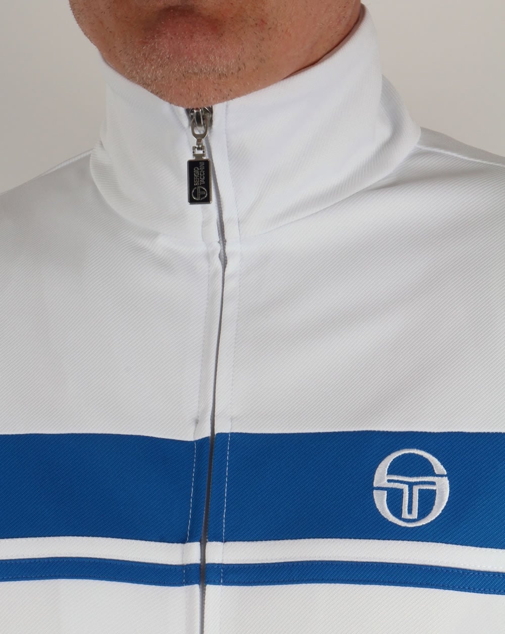 Sergio Tacchini Masters II Track Top White/Royal
