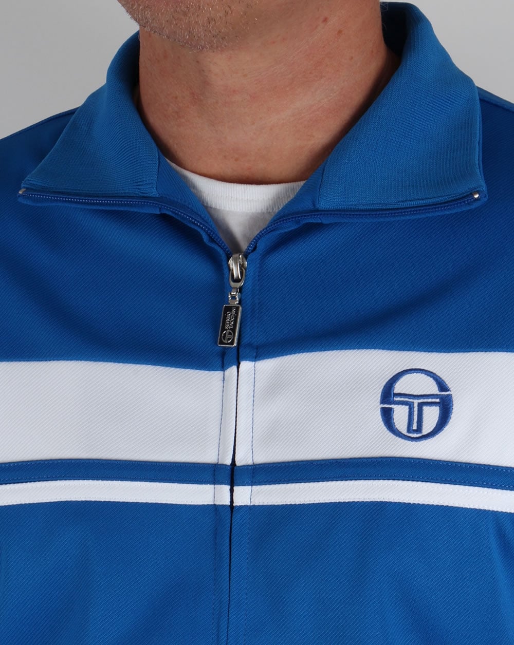 Sergio Tacchini Masters II Track Top Royal/White