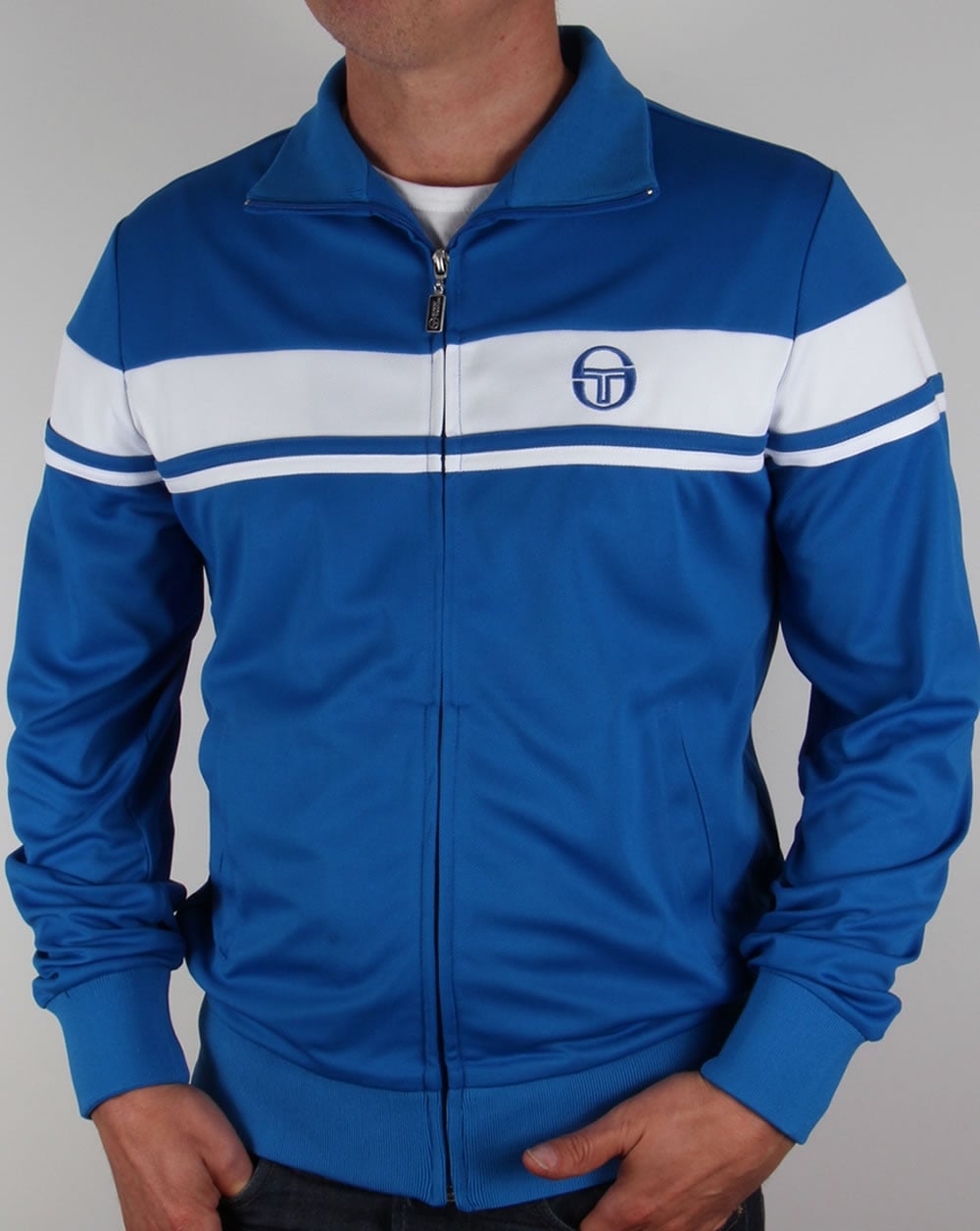 Sergio Tacchini Masters II Track Top Royal/White