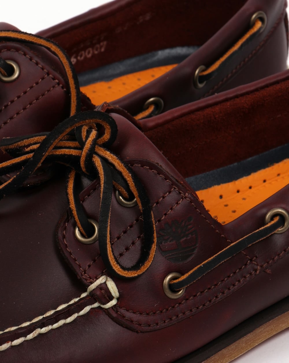 Timberland 2-Eye Classic Boat Shoes Rootbeer