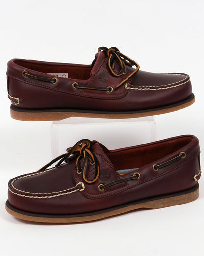 Timberland 2-Eye Classic Boat Shoes Rootbeer