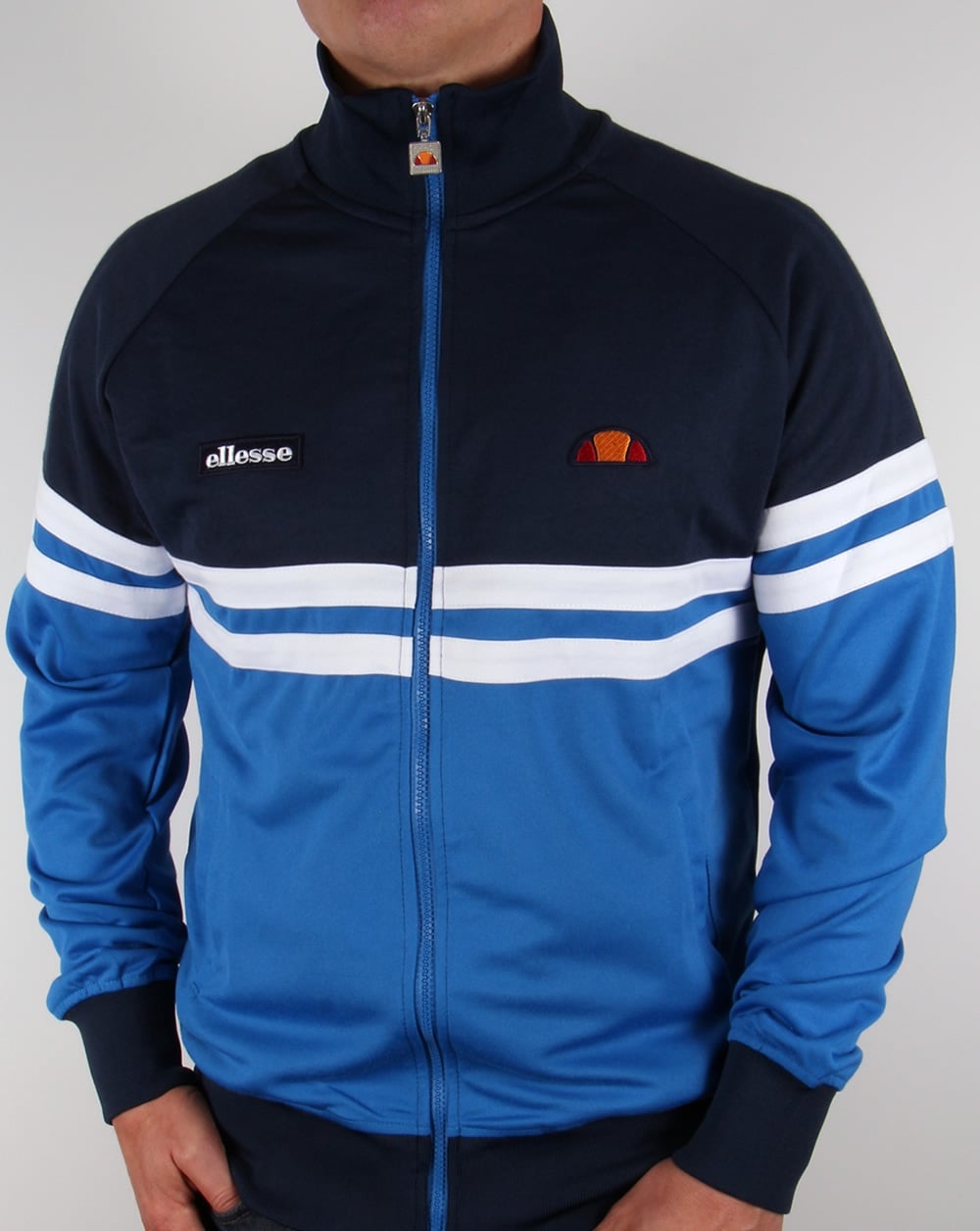 Ellesse Rimini 83 Track Top Navy/Royal Blue