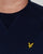 Lyle And Scott Indigo Crew Neck Sweatshirt Dark Indigo