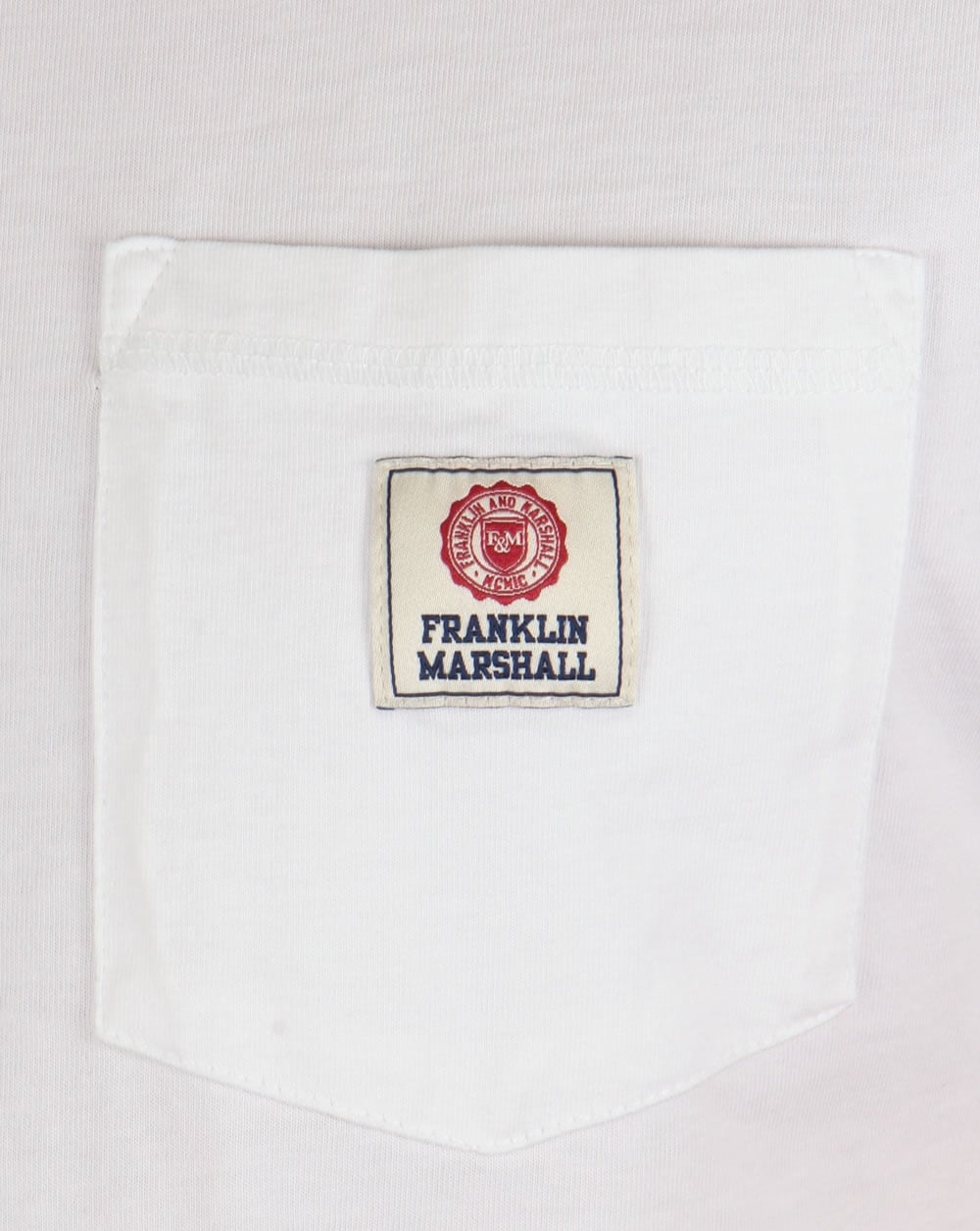 Franklin And Marshall Pocket Ringer T-shirt White