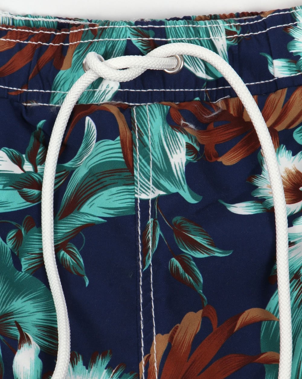 Franklin And Marshall Floral Beach Shorts Vintage Blue