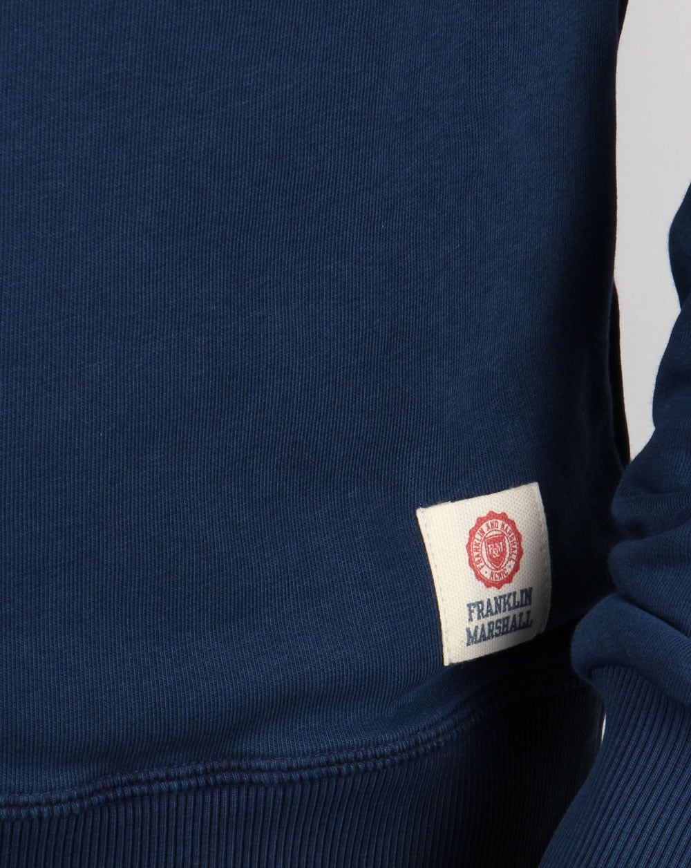 Franklin And Marshall Heritage Logo Sweatshirt Original Blue