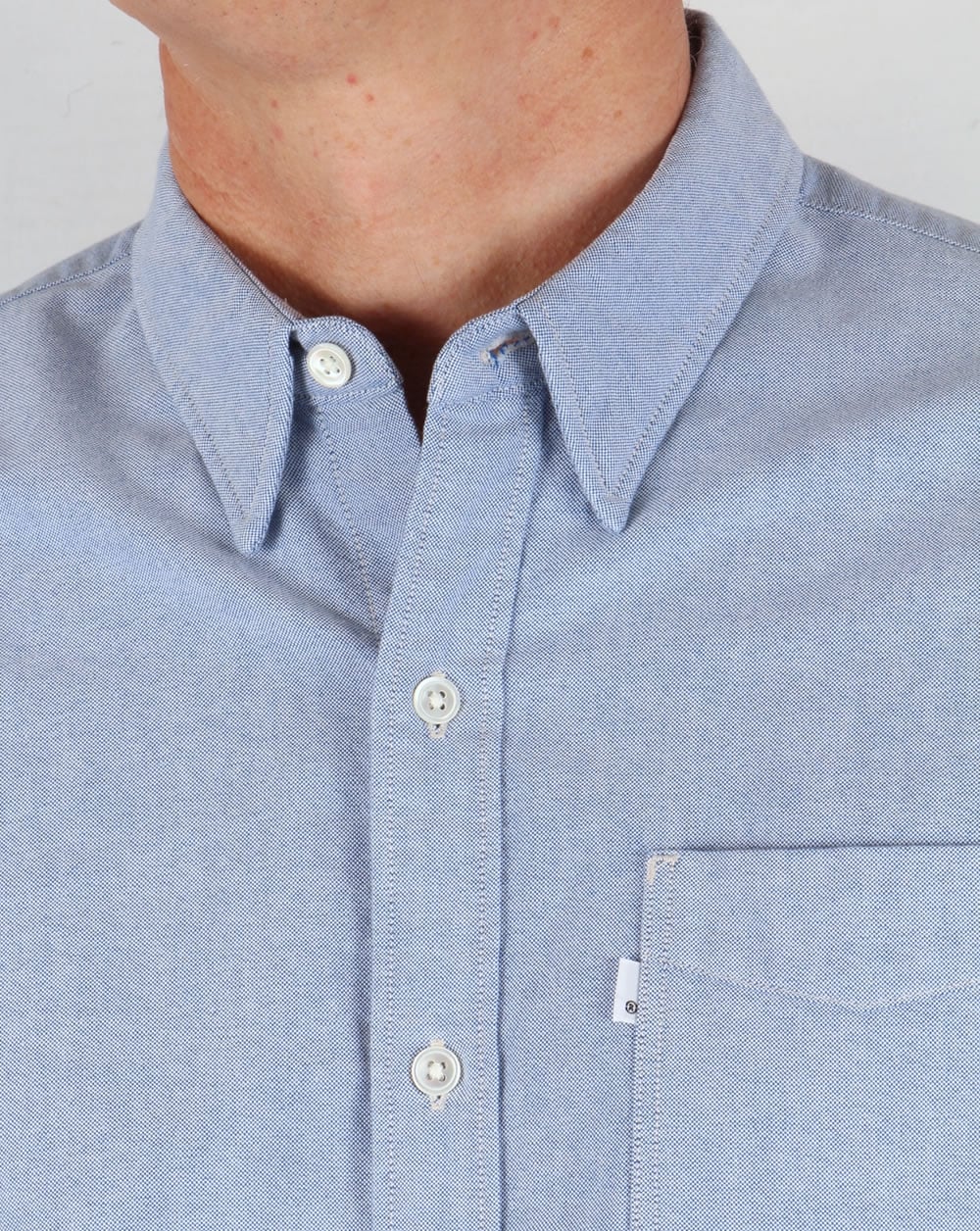 Levis Sunset One Pocket Shirt True Blue Oxford