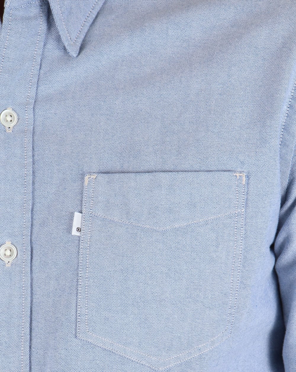 Levis Sunset One Pocket Shirt True Blue Oxford