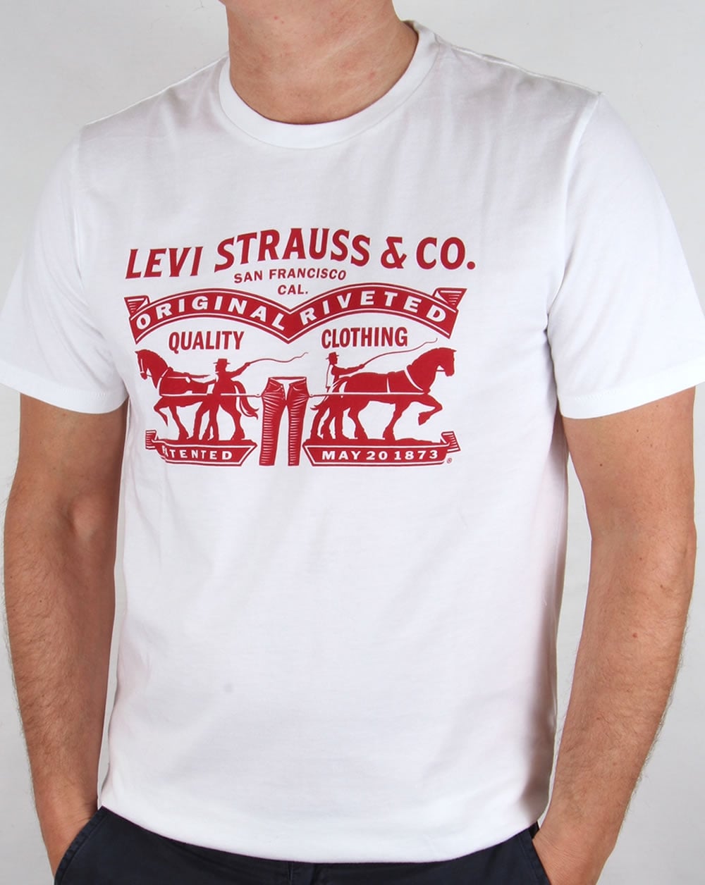 Levis Strauss & Co Logo T-shirt White/Red