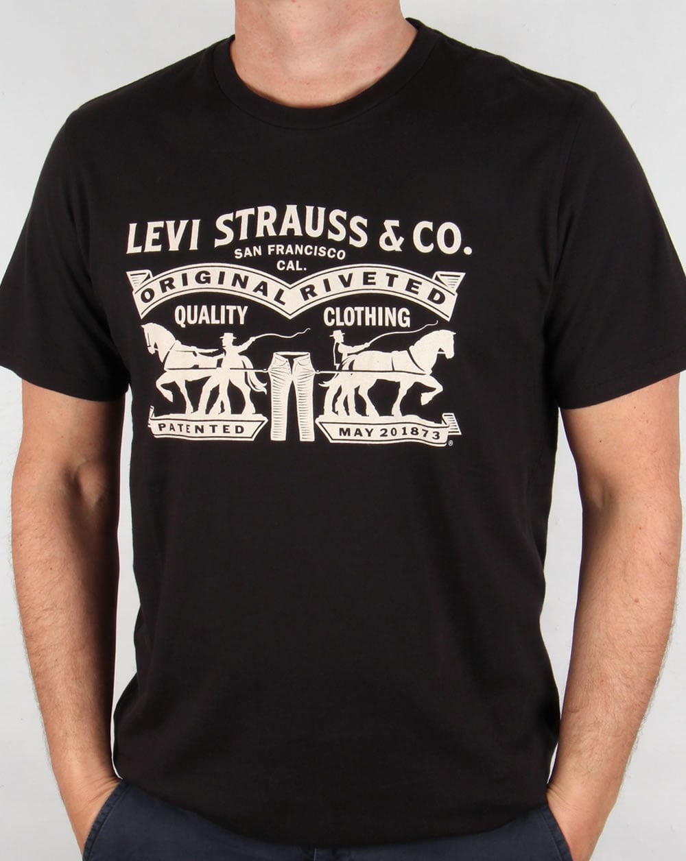 Levis Strauss & Co Logo T-shirt Black