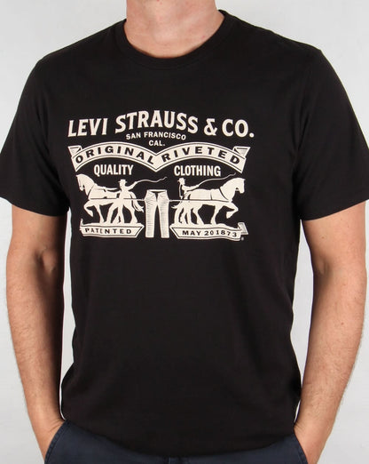 Levis Strauss & Co Logo T-shirt Black