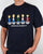 Table Football Rocks Famous T-shirt Navy