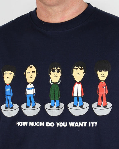 Table Football Rocks Famous T-shirt Navy