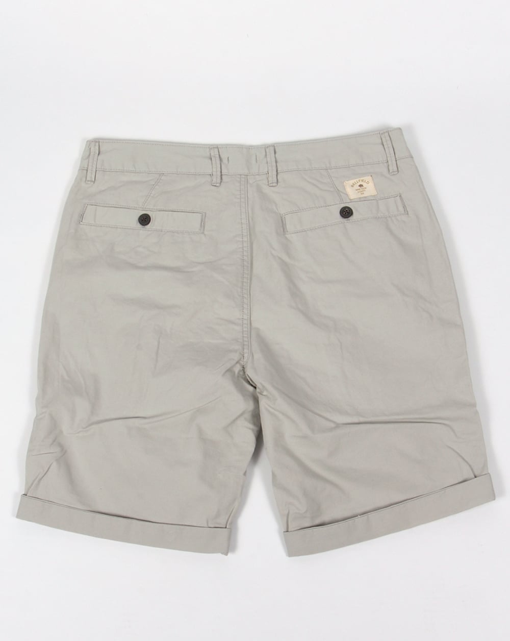 Bellfield Chino Shorts Light Grey