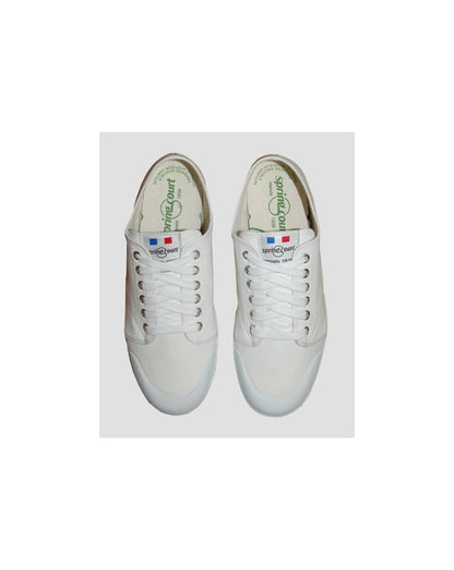 Spring Court G2 Canvas Pumps White
