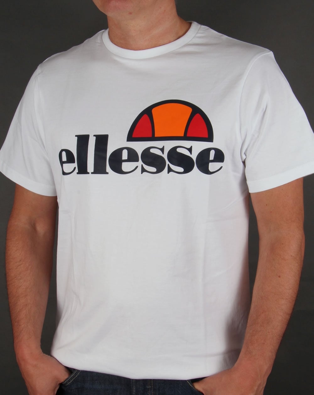 Ellesse Logo T-shirt Double Pack Navy/White