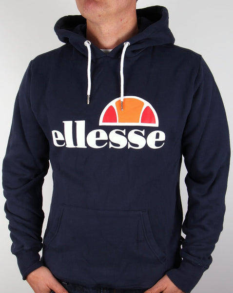 Ellesse Logo Hoody Navy