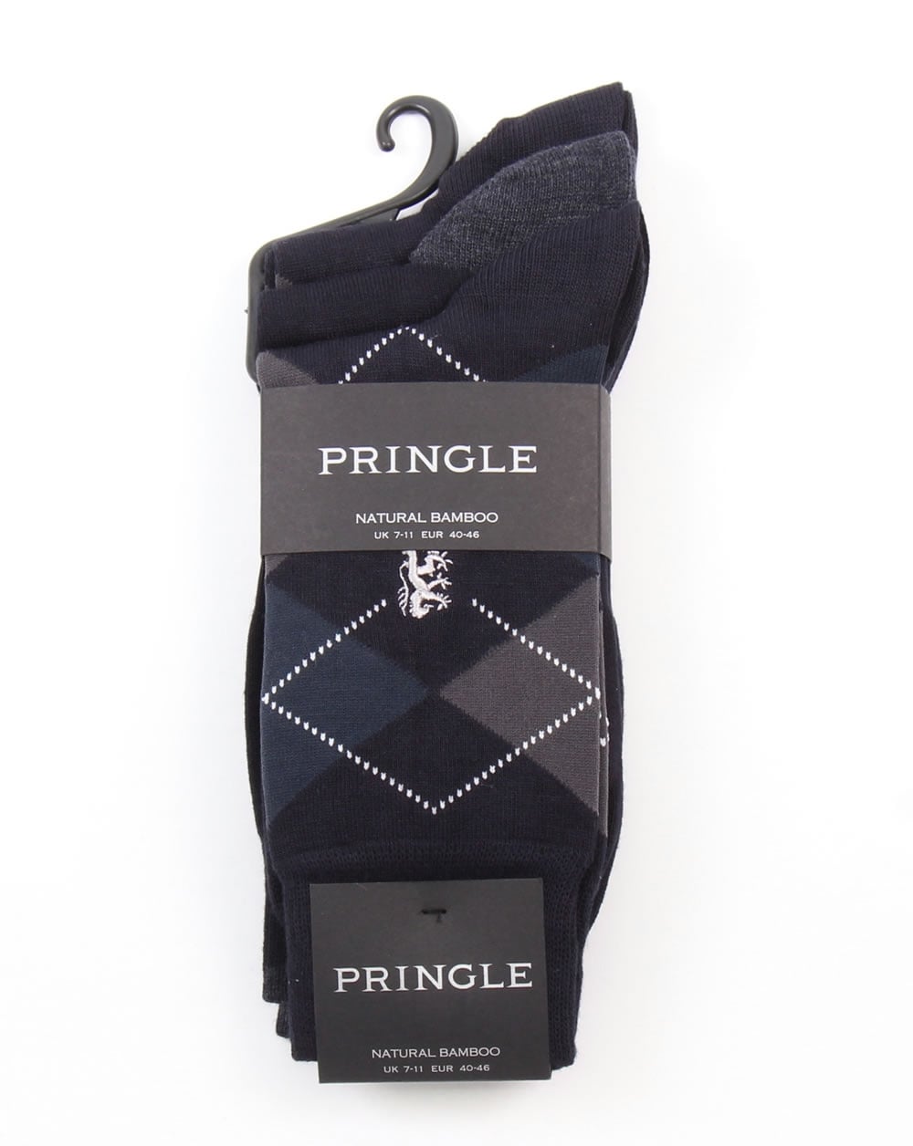 Pringle Waverley Argyle Socks Navy