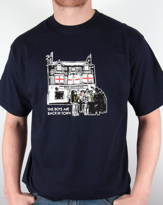 80s Casual Classics Derby Neptune T-shirt Navy