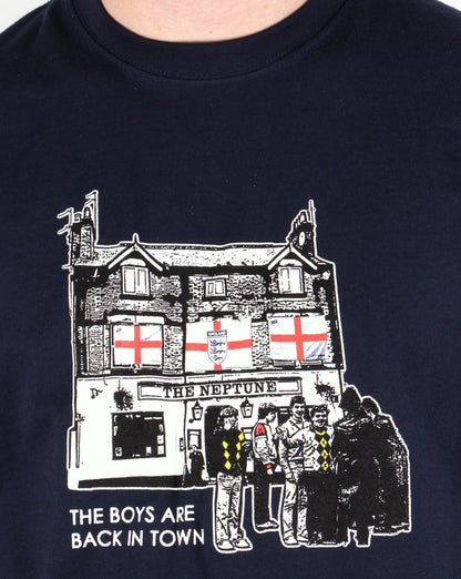 80s Casual Classics Derby Neptune T-shirt Navy