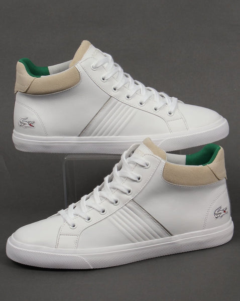 Lacoste Fairlead Mid Trainers White