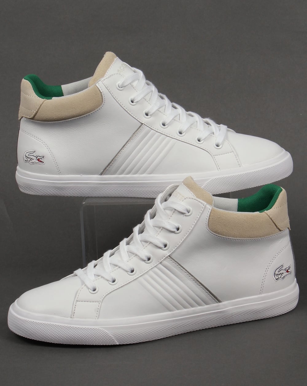 Lacoste Fairlead Mid Trainers White