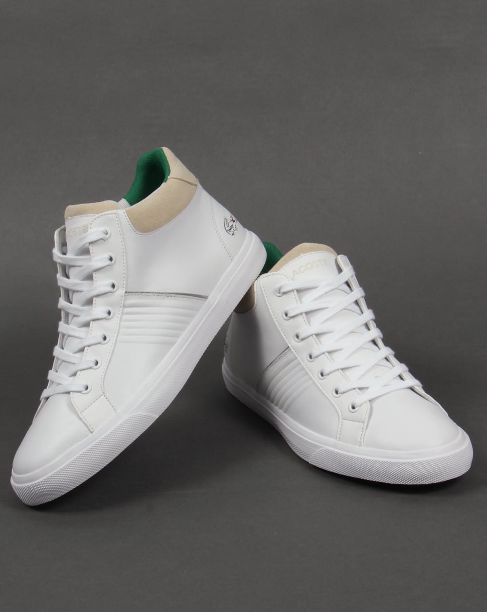 Lacoste Fairlead Mid Trainers White