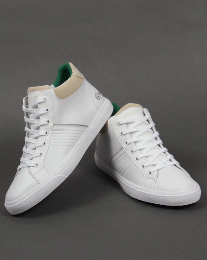Lacoste Fairlead Mid Trainers White