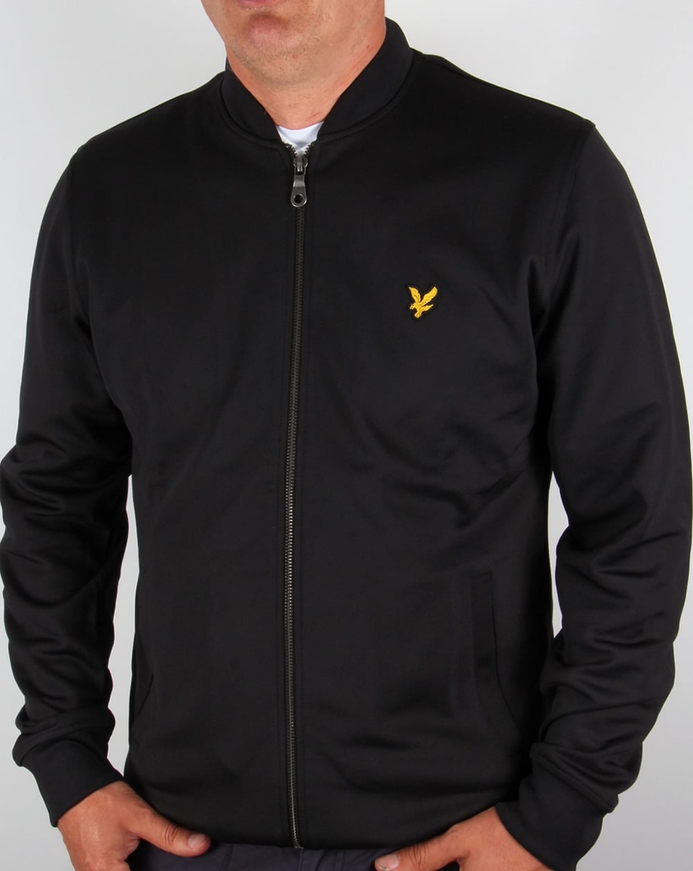 Lyle And Scott Bomber Track Top Black