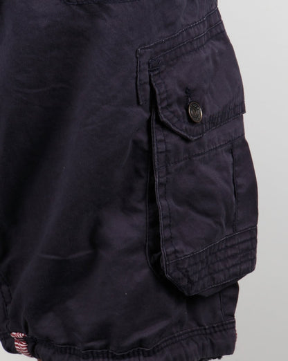 Ringspun Combat Shorts Navy Blue