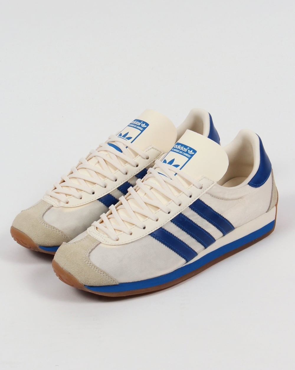 Adidas Country OG Trainers Chalk White/Bluebird