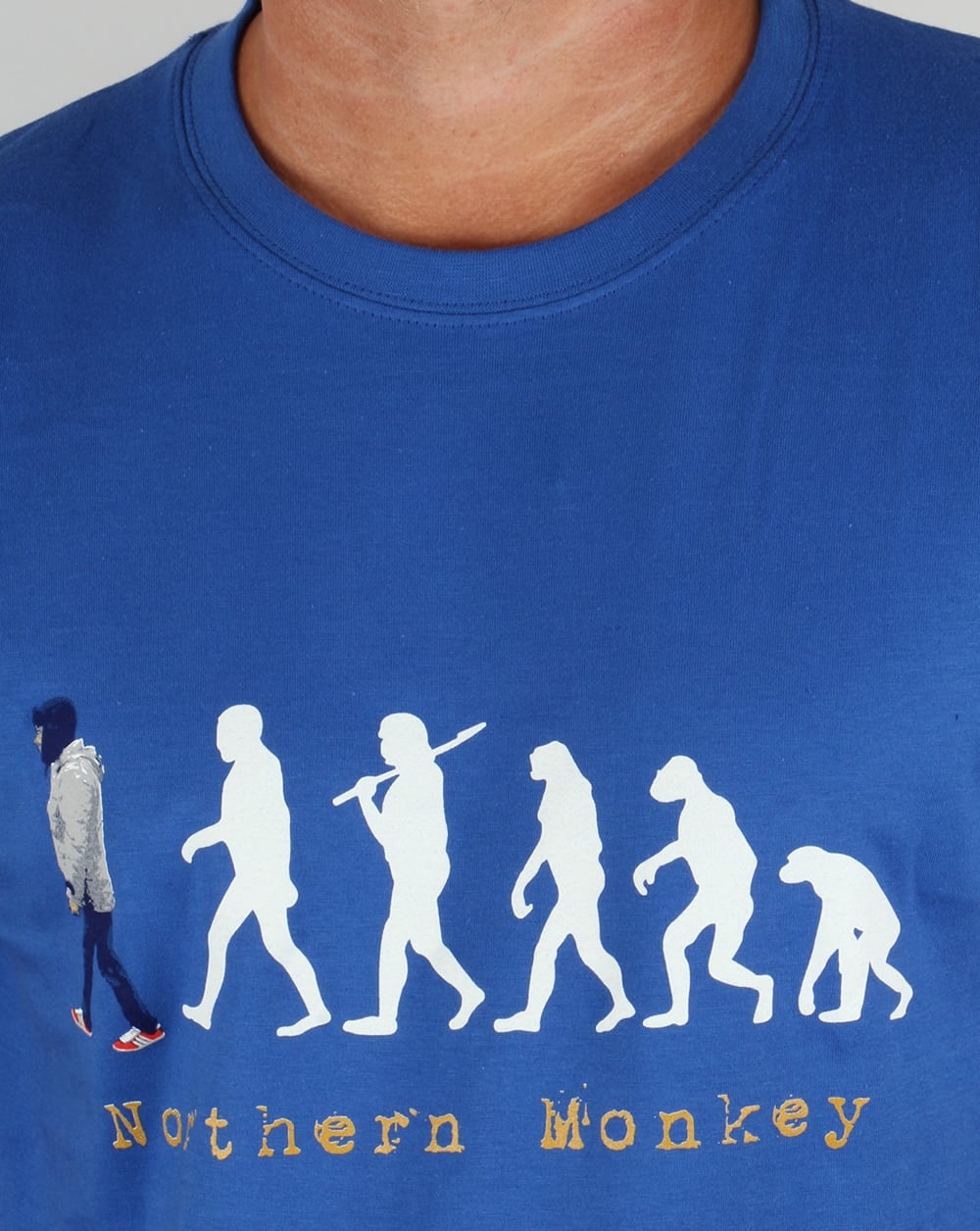 80s Casuals Northern Monkey T-shirt Royal Blue