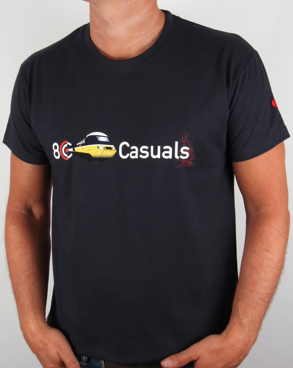 80s Casuals Inter City T-shirt Navy