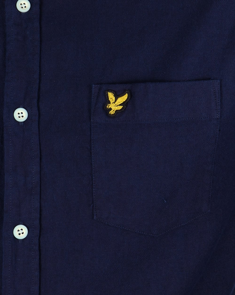 Lyle And Scott Indigo Oxford Shirt Dark Indigo