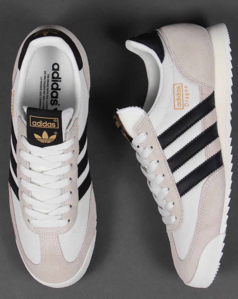 Adidas Dragon Trainers White/Black