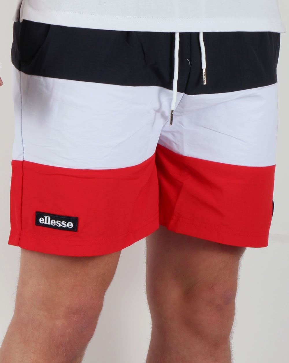 Ellesse Asolo Swim Shorts Navy/White/Red