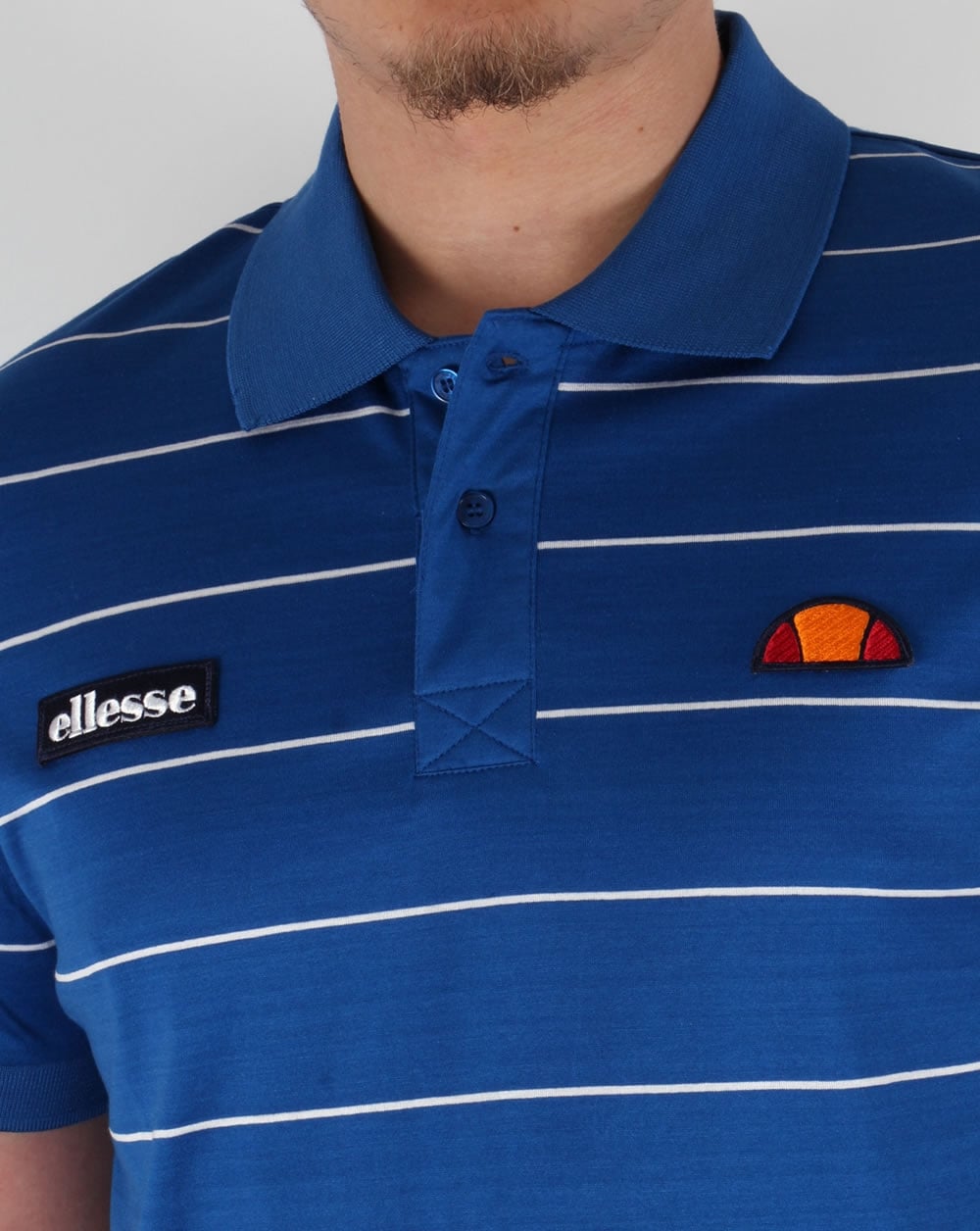 Ellesse Sovana Polo Shirt Royal Blue