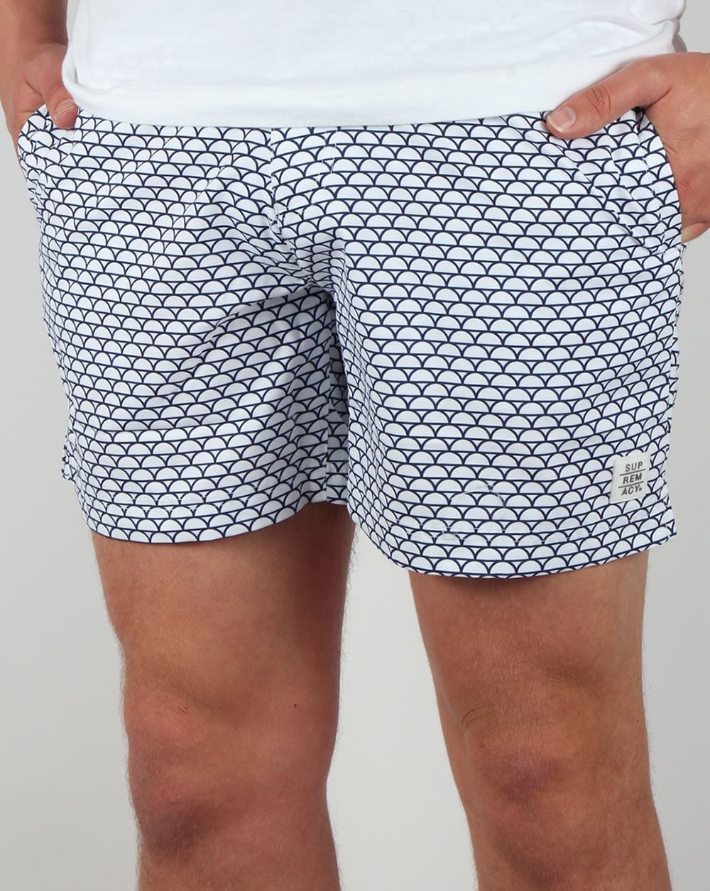 Supremacy Reef Tailored Swim Shorts White